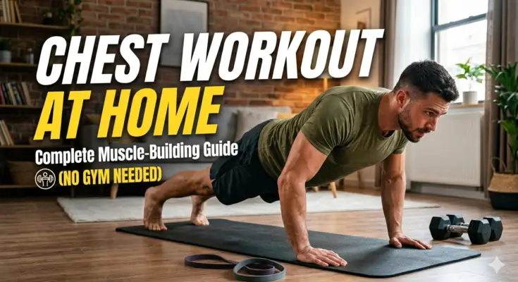 Chest Workout at Home: Complete Muscle Building Guide (No Gym Needed)