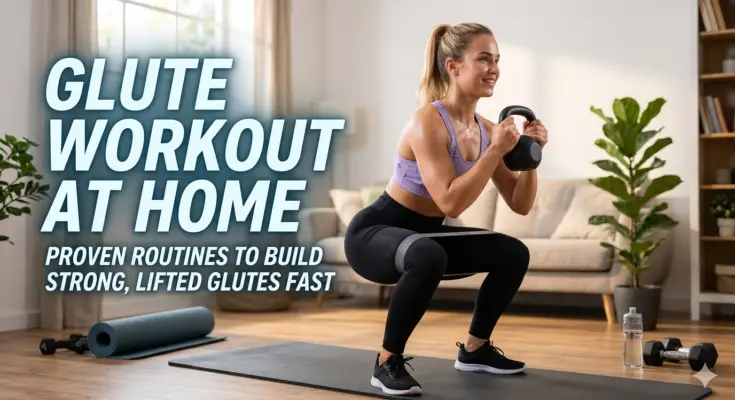 Glute Workout at Home: Proven Routines to Build Strong, Lifted Glutes Fast