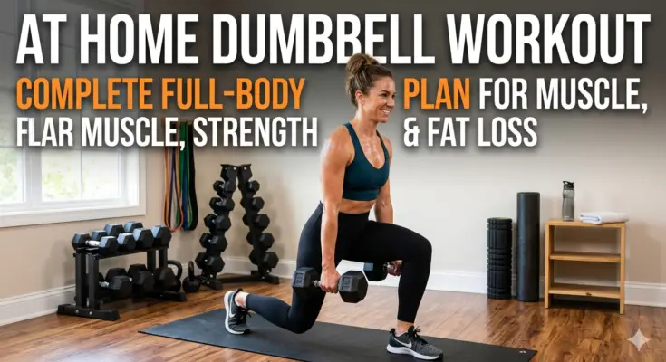 At Home Dumbbell Workout: Complete Full-Body Plan for Muscle, Strength & Fat Loss